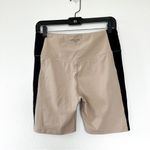 ANINE BING  Beige Blake Sport Shorts in Tan and Black Photo 2