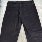 ZARA  Black High Rise Cropped Jeans Photo 5