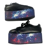 Hot Topic  women's 9 platform galaxy Black Casual Sneakers Photo 1