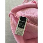 SheIn  Pink Knit Cropped Halter Top Three Rose Appliques size L Photo 5