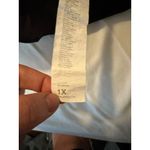 Fabletics  Cropped Black Scoop Neck‎ Tank Top With Built-In Shelf Bra 1X Photo 4