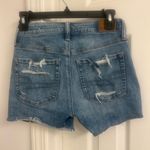 American Eagle  Outfitters Light Blue Ripped Jean Shorts Photo 1