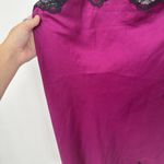 Victoria's Secret  2008 Purple Lace Mini Slip Dress Nightgown Y2k Size Large Photo 3