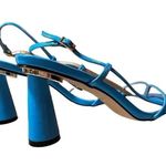 Nasty Gal  strappy cone square toe heels size 8 Photo 2