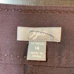 J.Jill  Women's Stretch Dress Pants‎ Size 14 Brown Career Office Work Photo 2