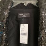 Lane Bryant black sequin long duster open front kimono womens 24 long sleeve NEW Photo 10