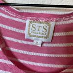 Sail To Sable  Pink Stripe Maxi Tank Dress Womens Size M Photo 3