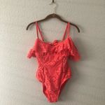 Kenneth Cole Reaction Coral Lace One Piece NWT Photo 2