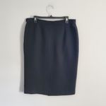 Rena Rowan Black Pencil Straight Skirt Size 16 Photo 1