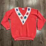 Vintage Collegiate Varsity Sweater Paris Sport Club Women's Size Medium Tennis White Photo 7