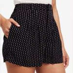 Free People  Magdalene High-Waist Polka Dot Pleated Shorts Size 0 Photo 0