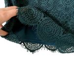 Laundry by Shelli Segal green lace midi dress semi formal short sleeves summer Photo 3