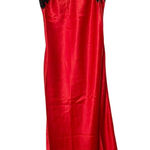 Vintage Y2K Intimissimi Silk and Lace Slip Dress in Red and Black sz. M Size M Photo 0
