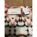 Chico's  Multicolor Paisley Geometric Tank Top Size 2 Summer Colorful‎ Casual Photo 5