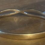 Anne Klein Crystal Criss Cross Hinged Bangle Bracelet Photo 4