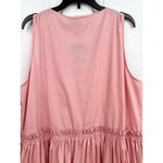 Nautica Laguna Beach Pink Sleeveless Tiered Drawstring Casual Dress Size L Photo 5