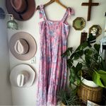 Talbots sleeveless maxi dress Women’s SIZE 8 coastal Beachy vacation travel Photo 8