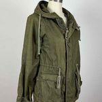 TNA Olive Hooded Drawstring Parka Jacket Size XXS Photo 3