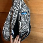 KAVU Geometric Black White Crossbody Backpack Bag Buckle Hiking Slingback Zip Photo 5