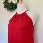 Old Navy Red Keyhole Back Sleeveless Halter Dress XS Photo 2