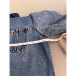 Vintage 90s Outbrook Woman Denim Field Jacket Corduroy Collar Plaid Lined 1X Blue Photo 9