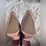 Stuart Weitzman  Trendy Canvel Bootie In Candy Pink Velvet Block Heel Size 7M Photo 13