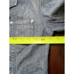 Levi's Womens Jeans Silver Label Denim Jacket With Silver Floral Buttons Sz S Photo 8