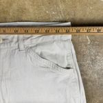 Uniqlo Carpenter Pants Women's Small Beige Cotton Linen Trouser Utility Workwear Photo 12