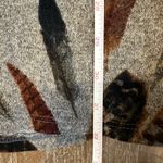 Bellamie feather print long sleeve scoop neck tunic sweater dress Fits medium Photo 7