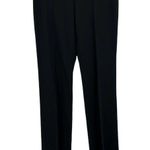 Uffzie Black Flat‎ Front Wool 'Wendy' Trouser Pant Size 36 / 4 New Photo 0