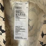 Oasis White/Black Jacquard Floral Shift Mini Dress Size UK 12/38 Photo 6