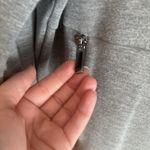 Varley  Bayliss Sweatshirt Womens Size S Gray Pullover Oversized Zip‎ Pockets Photo 2