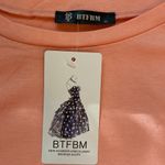 BTFBM Sleeveless Drawstring Sides Dress Pink Women Size XL Photo 2