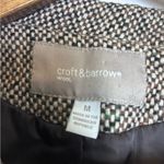 Croft & Barrow  Brown Tan Wool Pea Coat Double Breast Jacket Photo 8