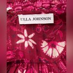 Ulla Johnson Delphine Burgundy Floral Printed Scoop Neck Jumpsuit Size 2 NEW Photo 7