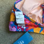 Cupshe  Pink Floral Ruffle Trim Bikini Swim Top Size XL Photo 4