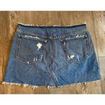 Reformation  Westin Raw edge denim skirt 31 NWOT Photo 2