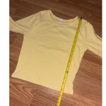 Garage Ribbed Long Sleeve Crop Top Size XS Photo 2