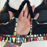Brooks Women’s XXL Fast Forward Crossback Sports Bra Multi Alpha Black Wireless Photo 7