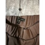 Universal Standard NWT Universal Standard SZ 4XS (00-0) Elastic Waist Zip Ankle Brown Pants Pocket Photo 1