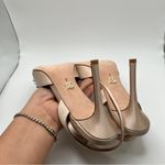 Badgley Mischka NWOB  pumps Kaley Pointed Toe Stiletto nude size6 butterfly bling Photo 10