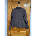 Eileen Fisher Womens Lagenlook Quiet Luxury Irish Linen Blazer in Rye Size Small Photo 4