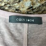 Coin 1804 Pink Sheer Linen Tunic Blouse Lagenlook Coastal Beach Boho Hippie M Size M Photo 7