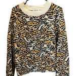 Rachel Comey ‎ Animal Print Crewneck Pullover Sweater - size L Photo 0