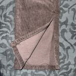Mud Pie  size XS brown Felix corduroy jeans side slit hem classic cut zipper close Photo 11