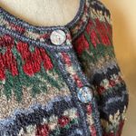 Talbots Vintage  Wool Silk Cardigan Sweater L | 90s Hong Kong Cottagecore Grandma Photo 4