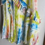 Tanya Taylor Teresa Silk Tie Dye Skirt Photo 4