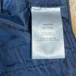 Isaac Mizrahi New York Women's Blue Tailored Shorts Size 8 Flat Front Cotton Photo 3