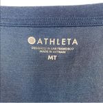 Athleta Black Asymmetric Tank Top Workout Sz Medium Photo 2