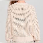 Magaschoni  Cream Open-Knit Cardigan Photo 1